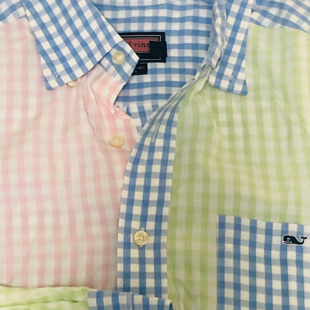 Vineyard Vines Tucker party Derby shirt Medium